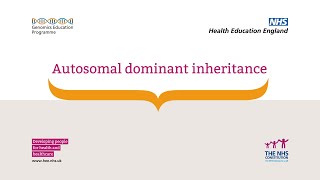 Autosomal dominant inheritance [upl. by Airemaj]