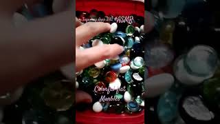 Colorful Flat Marbles marbles shorts asmr satisfyingvideo [upl. by Coad61]