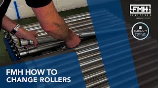 How to  Change a Roller  FMH Conveyors International [upl. by Sawyere22]