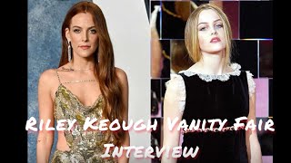 Riley Keough  Vanity Fair Interview With Details [upl. by Kremer]