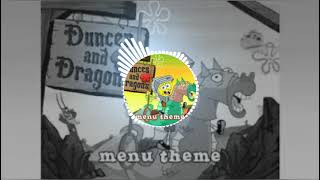 Flash Game Spongebob Squarepants Dunces and Dragons ost  Menu Theme [upl. by Casandra]