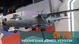 CN235 Armed Version Indonesia Armed CASA Transport Aircraft [upl. by Ecnarrot]