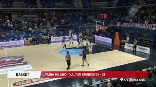 15 NOVEMBRE 2024 BASKET URANIA MILANO VALTUR BRINDISI 74 63 [upl. by Anoo]