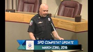 SPD Compstat Meeting March 23rd 2016 [upl. by Amary]