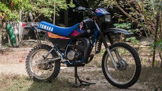 Rebuilding a 1995 Yamaha DT125 Enduro part1 [upl. by Celestyn]