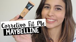 CORRETIVO FIT ME MAYBELLINE COR MÉDIO [upl. by Fornof]