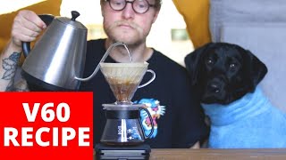 Easy Hario V60 Recipe For Brewing Coffee At Home [upl. by Naldo788]