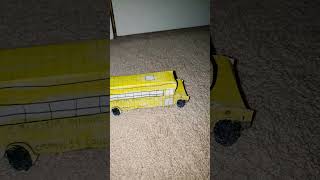 Bus 34 Of Catawba County Schools Driving Paper Craft [upl. by Edelman]