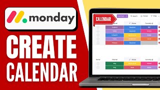 How to Create a Calendar in monday com  Easy Tutorial 2024 [upl. by Lisab]