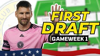 OUR FIRST DRAFT  MLS Fantasy 2024 Game Week 1 [upl. by Queena]