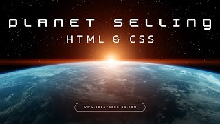 Planet Selling E commerce  HTMLCSS [upl. by Ysdnil]