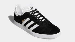 Adidas Gazelle Shoes BLACKWHITE  Onfeet  Unboxing [upl. by Acnoib608]