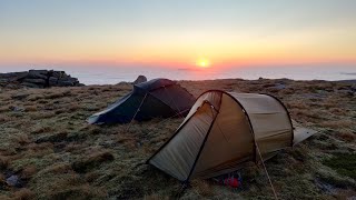 Wildcamping in Scotland for beautiful views just before winter returns Dual Hillebergs [upl. by Nel897]