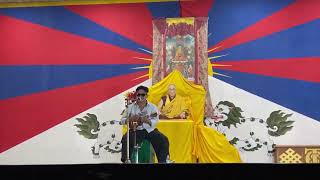 Vlog 018 Solo Tibetan and Hindi song by Rinchen la  BOB  and Yeshi la in Byllakuppe [upl. by Ardnoek]