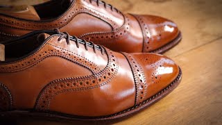 Shoe Shine TutorialAllen Edmonds Strand [upl. by Ayle]