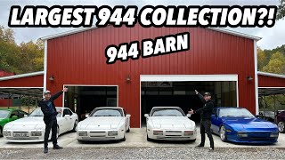 LARGEST PORSCHE 944 COLLECTION 944 BARN OPEN HOUSE [upl. by Imik774]