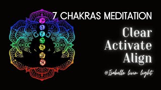 7 Chakras 11min Guided Meditation listen to for 21 days spiritualawakening spiritualalignment [upl. by Teferi]