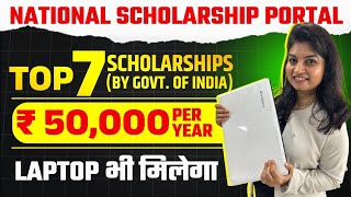 National Scholarship Portal  Top 7 Scholarships  National Scholarship 202425 New Form Apply [upl. by Runkle473]