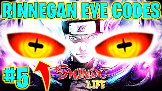 ⭐SHINDO LIFE RINNEGAN CUSTOM EYE CODES 5⭐ [upl. by Aernda]