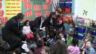 Prime Minister Stephen Harper visits Kensington School in Edmonton [upl. by Suoirred187]