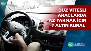 Düz Vitesli Araçlarda Az Yakmak İçin 7 Altın Kural amp Tasarruflu sürüş Teknikleri ♻️✖ [upl. by Tom]