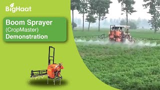 Boom Sprayer Cropmaster Demonstration [upl. by Lyssa]