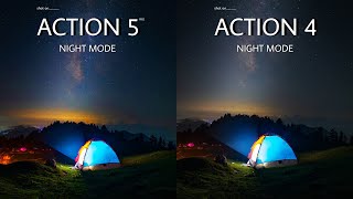 DJI OSMO ACTION 5 Pro VS DJI OSMO ACTION 4  NIGHT MODE  Camera Test [upl. by Boyd]