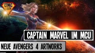 CAPTAIN MARVEL in AVENGERS 4 – neue PromoArt  Neue Bilder zu RONIN und PROFESSOR HULK onsXreen [upl. by Otilegna390]