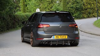 Volkswagen Golf 7 GTIR Compilation  Accelerations Launch Controls Loud sounds [upl. by Gibrian]