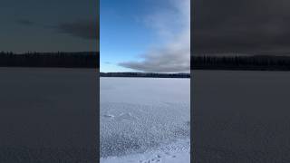 Polaris Lake in Eielson AFB Alaska during late October 2024 [upl. by Barabas]