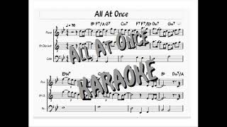 All At Once KARAOKE [upl. by Longo]