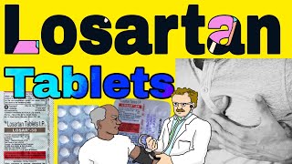 Losartan Tablets IP Benefits Uses Doses  side effects Losar Tablets Uses in Hindi [upl. by Lettie]