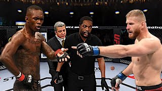 Israel Adesanya vs Jan Blachowicz Middleweight Title Fight  UFC 4 [upl. by Cardwell]