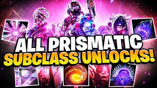 All Prismatic Fragment Unlocks MADE EASY Fragments Abilities Aspects  Destiny 2 The Final Shape [upl. by Amoeji]