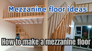 How to build mezzanine floor Proses pemasangan lantai mezzanine loft bed [upl. by Moriah]