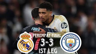 Real Madrid Vs Manchester City Liga Champions 2023  Highlights amp Gol  First leg [upl. by Dalis]