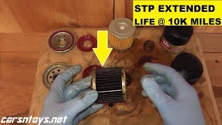 STP Extended Life Oil Filter Review After 10k Miles [upl. by Alves]