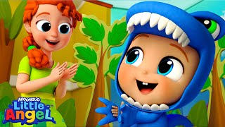 Dinosaur Dress Up  Baby John’s Playtime Songs amp Nursery Rhymes  Little Angel [upl. by Niabi]