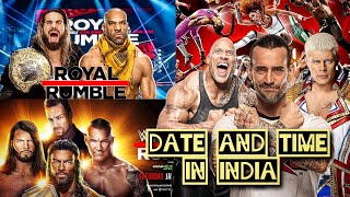 wwe royal rumble 2024 matchcard predictions wwe cmpunk [upl. by Dara]