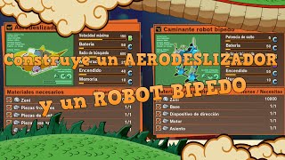 Como construir AERODESLIZADOR y el ROBOT BIPEDO [upl. by Elleved871]