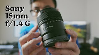 Sony 15mm f14 G Unboxing and Quick Comparison to Sony 11mm f18 [upl. by Amsa]