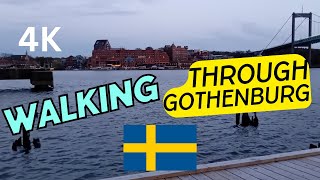 Walking Through the Streets of Gothenburg Sweden  GoPro City Tour I 4K [upl. by Beller]