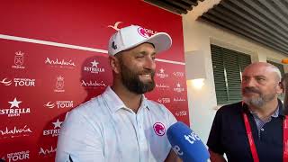 Jon Rahm Friday Day 2 Estrella Damm Andalucía Masters [upl. by Enal]