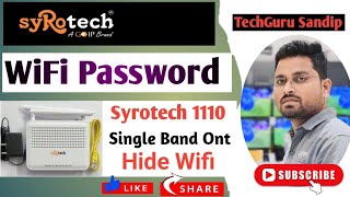 Syrotech 1110 WiFi Password Change कैसे करे🤔  How To Change WiFi Password❓ [upl. by Manya351]