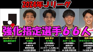 【2024年Ｊリーグ】特別指定選手66人経歴 [upl. by Aitnis]