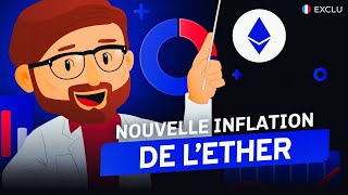 Nouveau régime inflationniste pour l’Ether ETH   Analyse onchain par le Prof Chaîne 🔬 [upl. by Anaizit190]