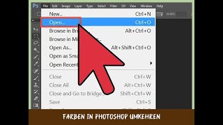 Farben in Photoshop umkehren [upl. by Bartko]