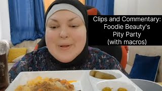 Clips and Commentary Foodie Beautys Pity Party with macros [upl. by Pisano]