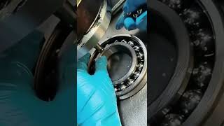 Bearing ball installation process [upl. by Arihk]