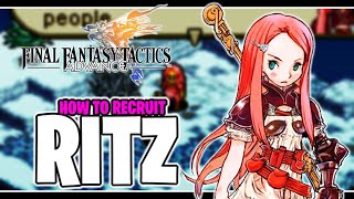 How To Recruit Ritz In Final Fantasy Tactics Advance Mortal Snow [upl. by Riella774]